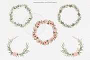 Christmas Boho Cards Bouquets Wreath, an Illustration by PawGraphic (Thumbnail 2 of 10)