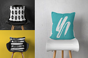 Black&White patterns + ink elements, a Pattern Graphic by Bosotochka♥Art (Thumbnail 5 of 9)