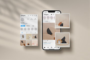 Instagram Post and Stories Mockup, a Device Mockup by graphicstuff.std (Thumbnail 5 of 10)