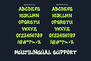 Grime Slime - Dripping Graffiti Font, a Handwritten Font by figuree studio (Thumbnail 2 of 7)
