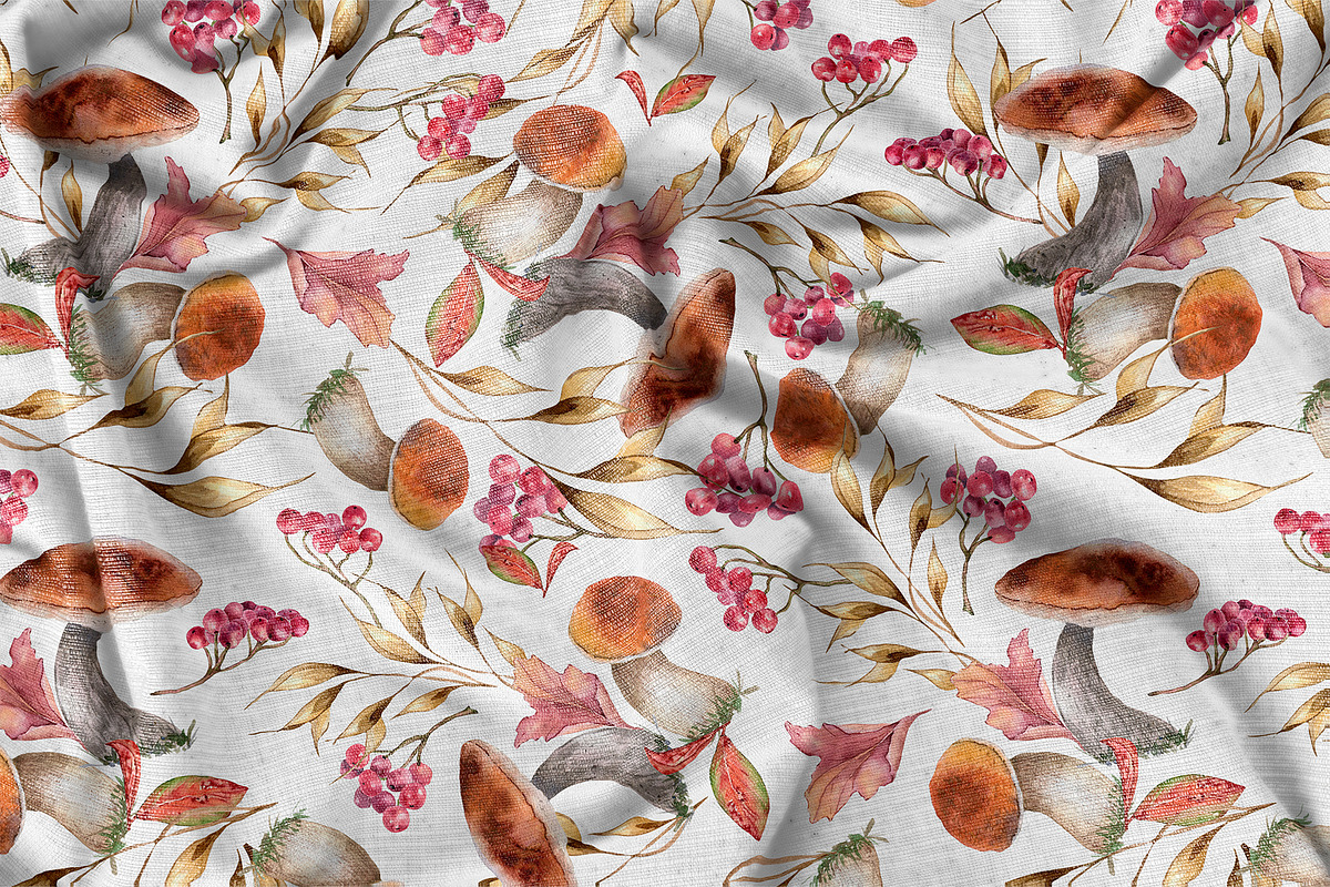 Autumn flowers watercolor clipart, an Illustration by Kate Lanbina (Photo 17 of 22)
