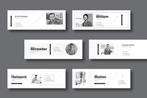 Digital Email Signature Template, an UI Kit Template by MightyDesign