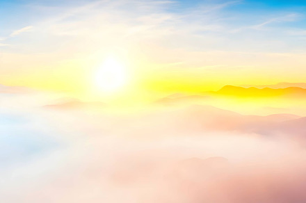 Mountains sunlight background, a Wallpaper Graphic by Anamul Haque Anik