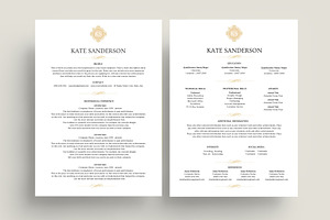 Resume Template With Logo