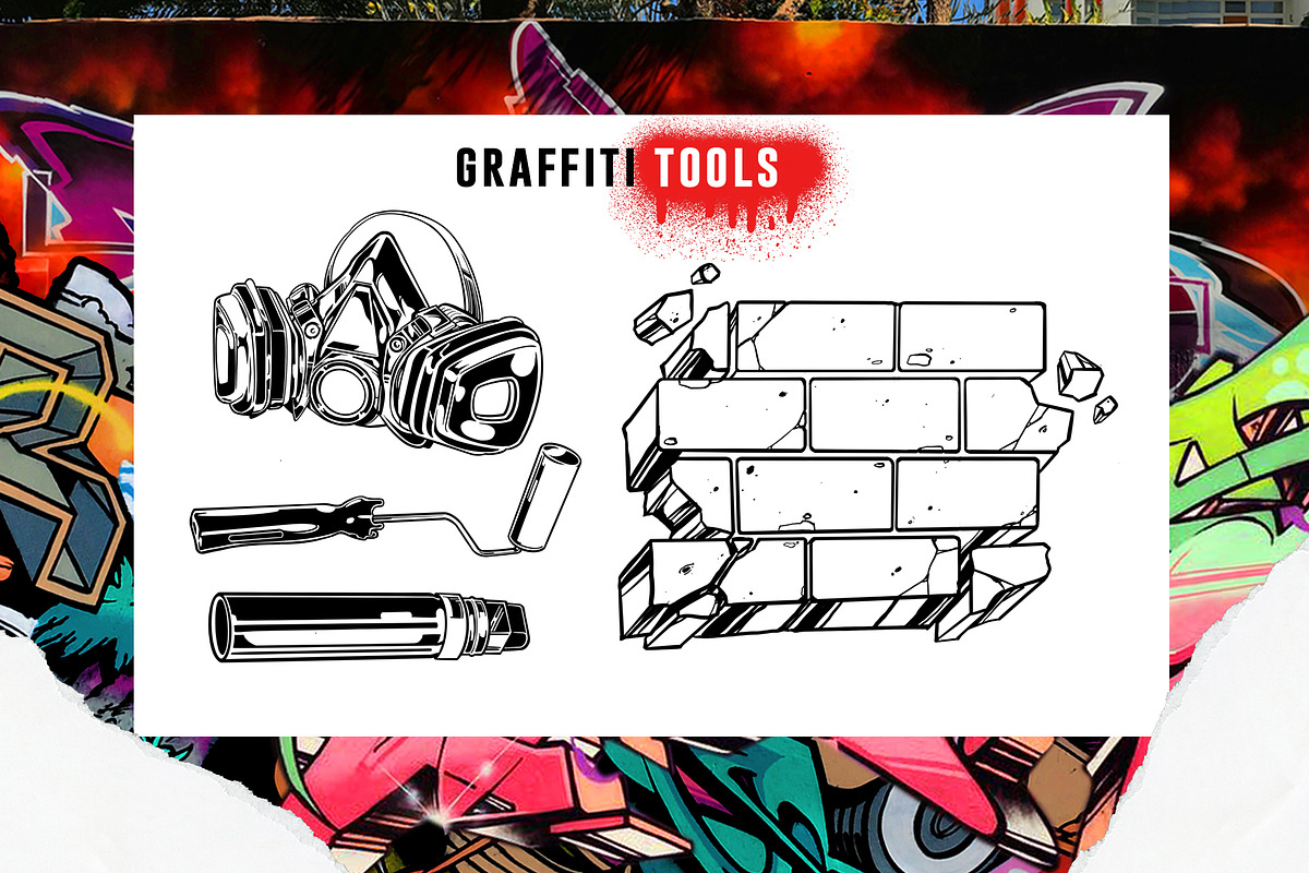 PROCREATE GRAFFITI BOMBING (SALE) preview 4