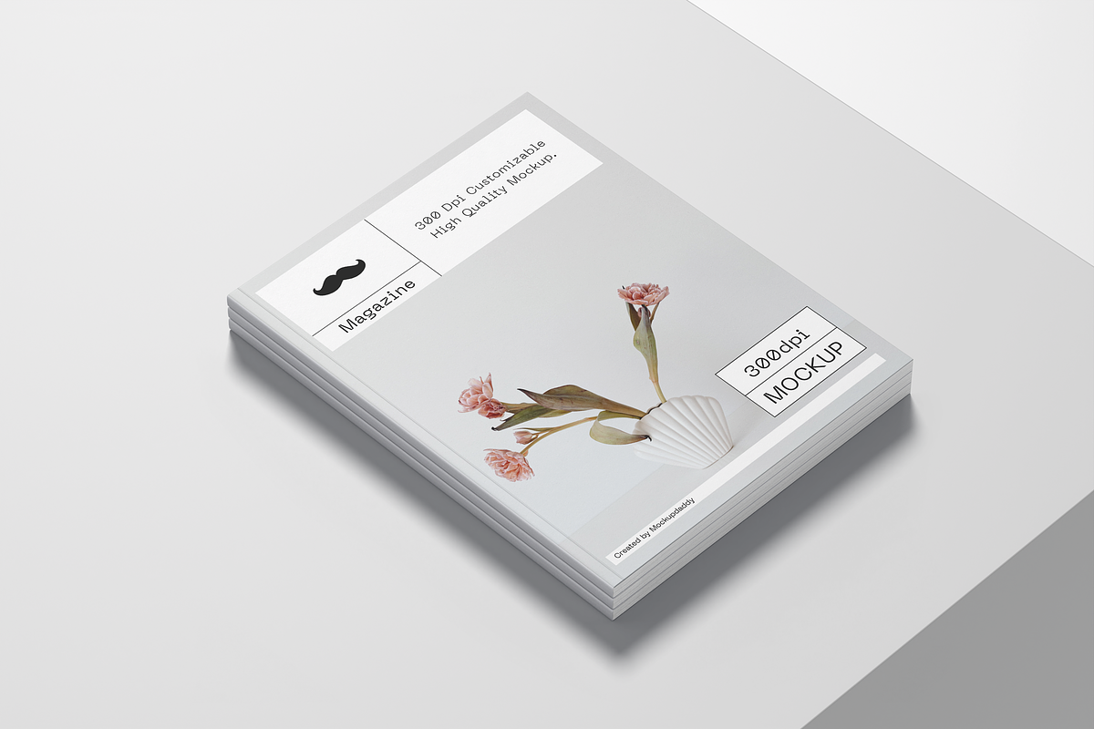 US Letter Magazine Mockup, a Books & Magazine Mockup by Mockupdaddy (Photo 7 of 18)