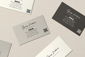 Business Card Lash Editable In Canva