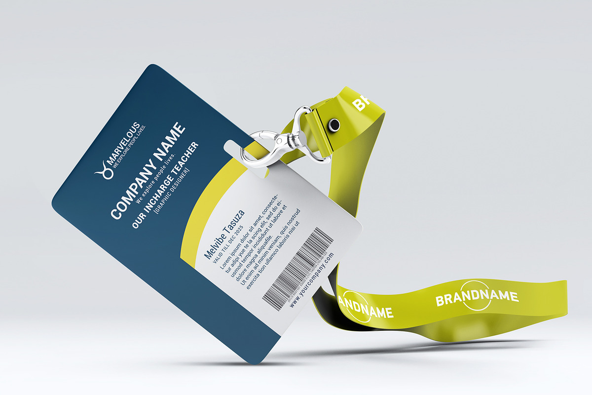 Teacher Identity Card, a Stationery Template by Business Flyers (Photo 4 of 4)