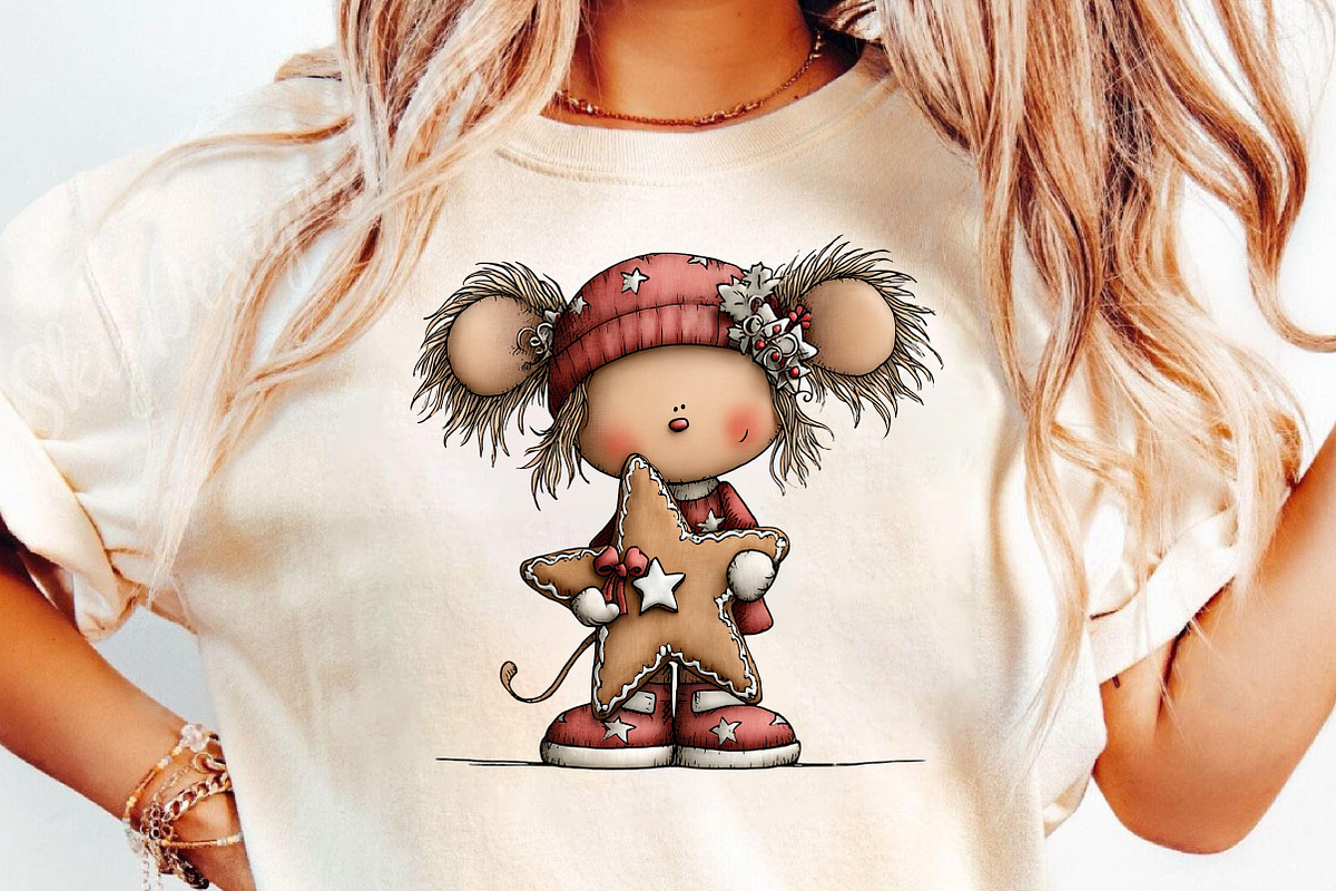 Christmas Woodland Animals Clipart, an Illustration by DreamCafeArt (Photo 8 of 8)