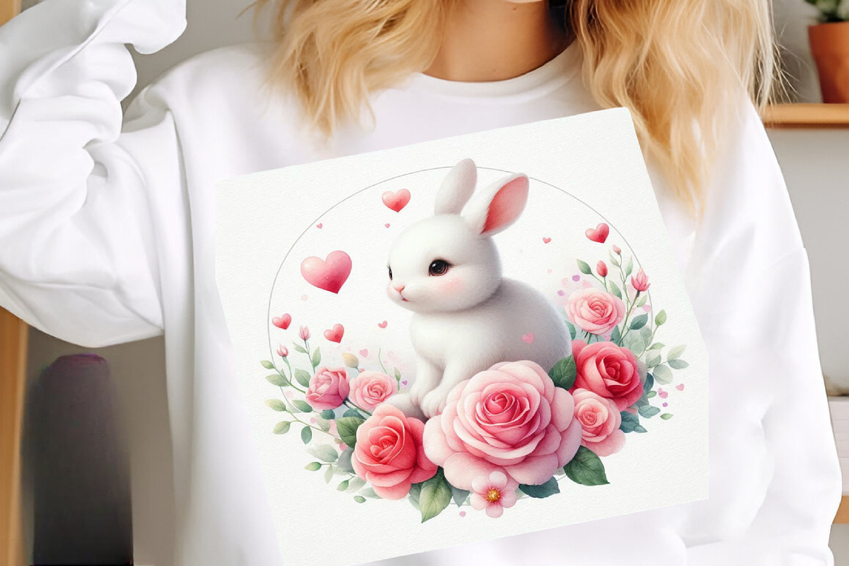Valentine Bunny Clipart Bundle, an Illustration by SinaCreation (Photo 7 of 11)