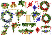 Christmas Decorations, a Decorative Illustration by Maria Zebroff (Thumbnail 2 of 3)