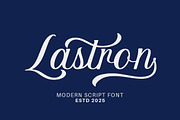 Lastron – Modern Elegant Script Font, a Font by MERCI STUDIO (Thumbnail 1 of 9)