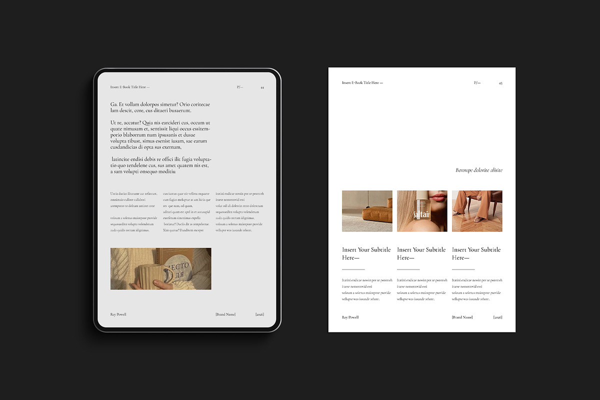 Digital E-Book Design Template, a Magazine Template by Olion Lora (Photo 12 of 16)