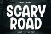 Scary Road | Script Font, a Script Font by Scratchones (Thumbnail 1 of 8)