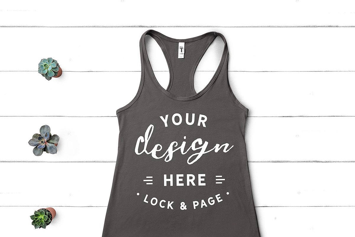 Next Level 1533 Tank Mockup Bundle, a Shirt Mockup by lock and page (Photo 20 of 35)