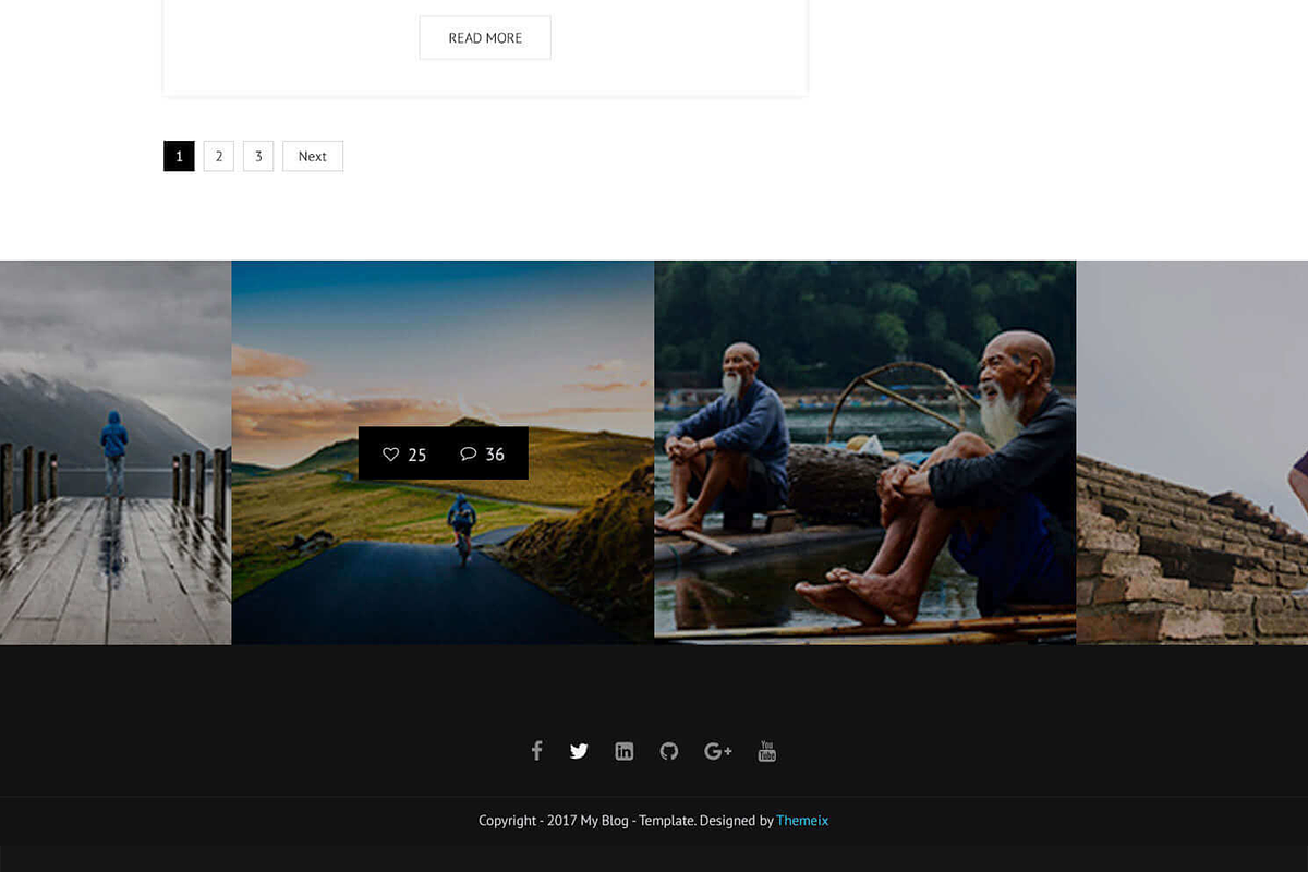 My Blog - Web Template PSD, a Templates & Theme by Themeix (Photo 5 of 5)