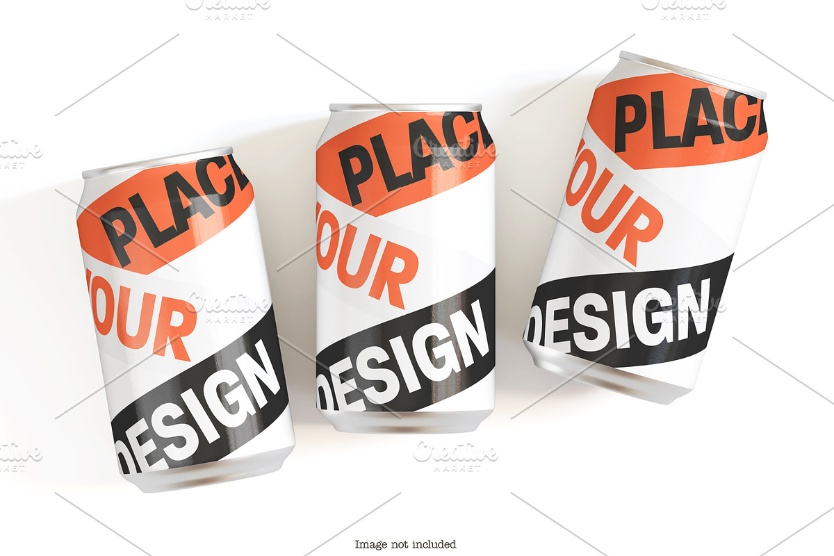 Soda Can Mockup Bundles, a Packaging Mockup by Ambo Ampeng (Photo 33 of 33)