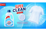 Laundry detergent bottle clean shirt, a Work Illustration by Vector Tradition (Thumbnail 2 of 3)