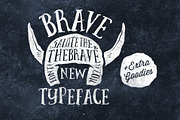 Brave New Font Pack & Graphic Extras, a Serif Font by Nicky Laatz (Thumbnail 1 of 5)
