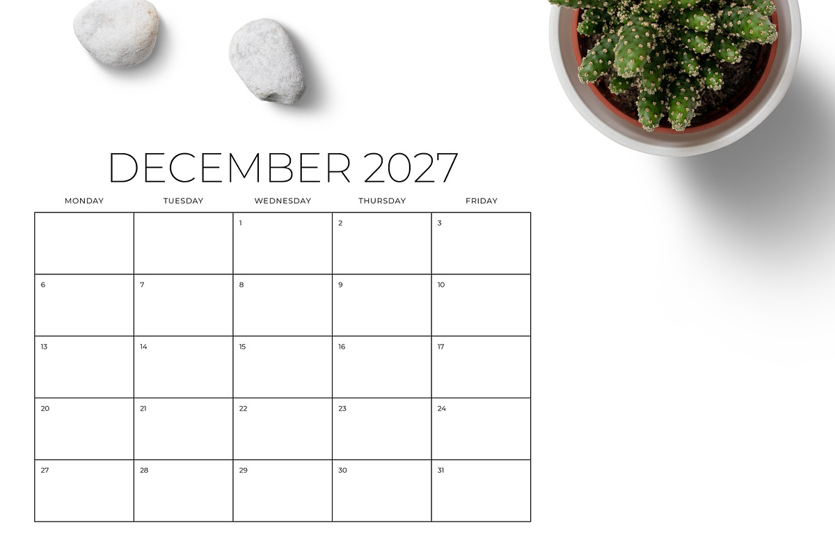 2026 8.5x11 MON-FRI Calendar, a Stationery Template by Running With Foxes (Photo 5 of 5)