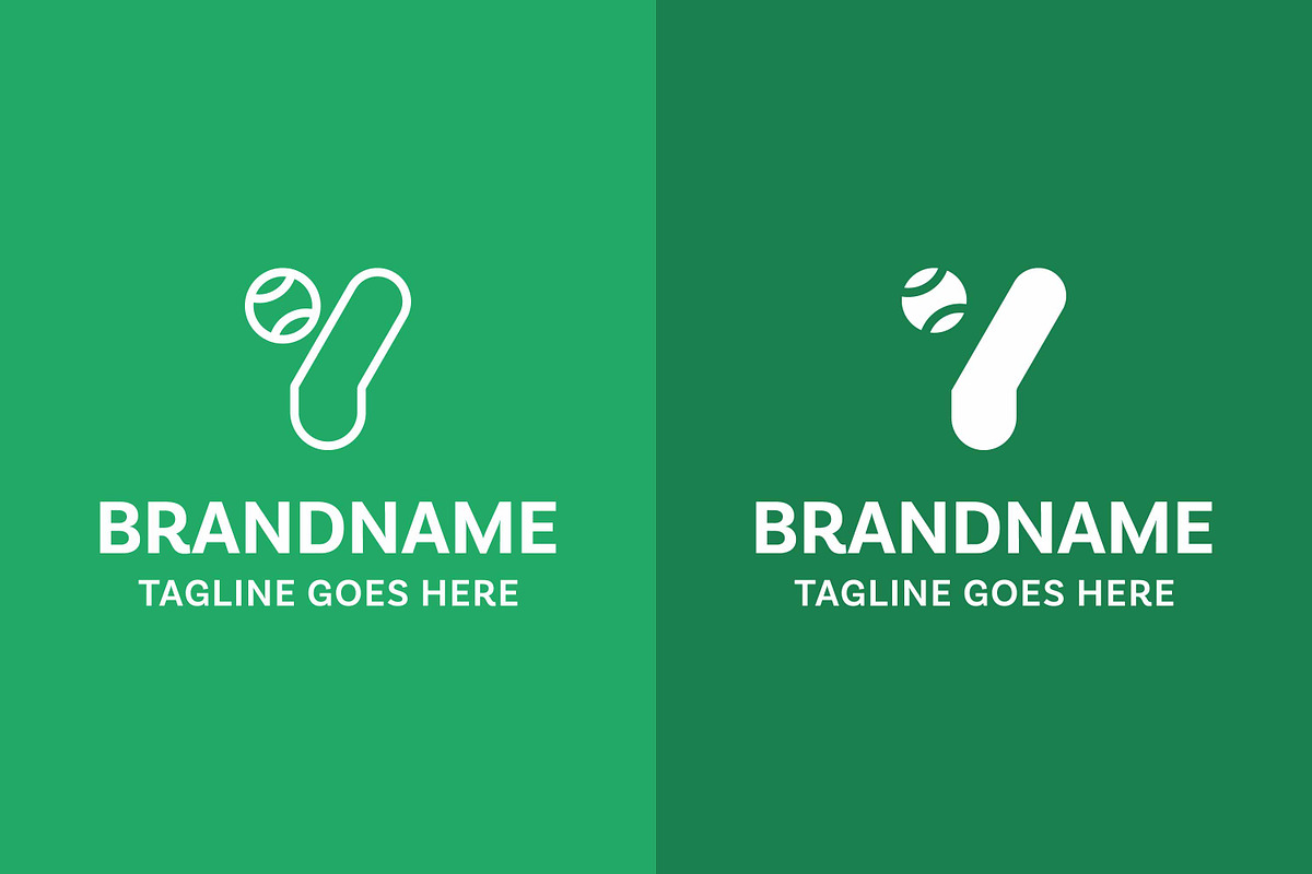 Letter Y Tennis Ball Logo Set, a Branding & Logo Template by Pray Art Design Studio (Photo 2 of 2)