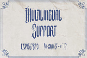 Xerathos Gothic Blackletter Medieval, a Blackletter Font by Letterara (Thumbnail 13 of 15)