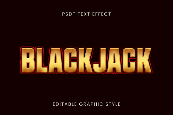 3D Block Layered Text Effect preview 2