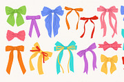 Ribbon bows cute elegant cartoon set, a Decorative Illustration by Neliakott ♥ (Thumbnail 8 of 11)