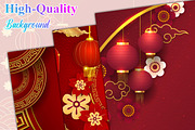 Chinese New Year Background, a Background Graphic by Digital Studio (Thumbnail 3 of 8)