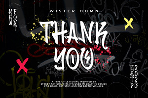 Wister Domn Graffiti Font