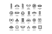 400+ outline FOOD ICONS, an Outline Icon by marusdesign (Thumbnail 24 of 24)
