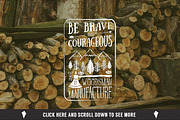 Lumberjack Vintage Labels, a Texture Illustration by Lemon Workshop (Thumbnail 2 of 6)