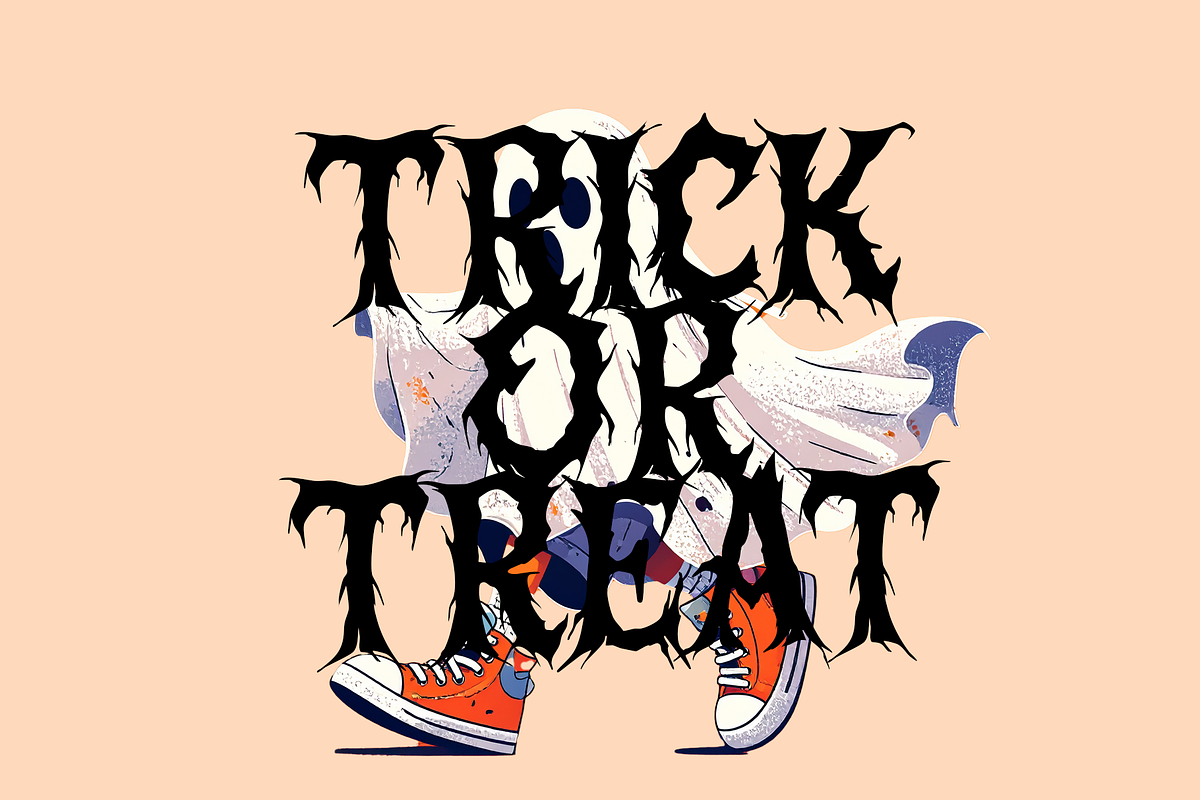 Spooky Party Club | Halloween Horror, a Blackletter Font by Jolicia Type (Photo 2 of 14)