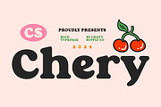 CS Chery – Bold Font, a Serif Font by Craft Supply Co. (Thumbnail 1 of 8)