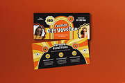 Orange Groovy Fashion Gift Voucher, a Card Template by graphicook (Thumbnail 1 of 3)