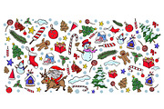Christmas Greeting Card Illustration, a Decorative Illustration by singpentinkhappy (Thumbnail 2 of 10)
