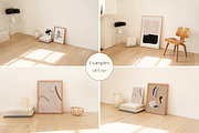 Interior Frame Mockup Bundle, a Print Template by LOPEstudio (Thumbnail 7 of 11)
