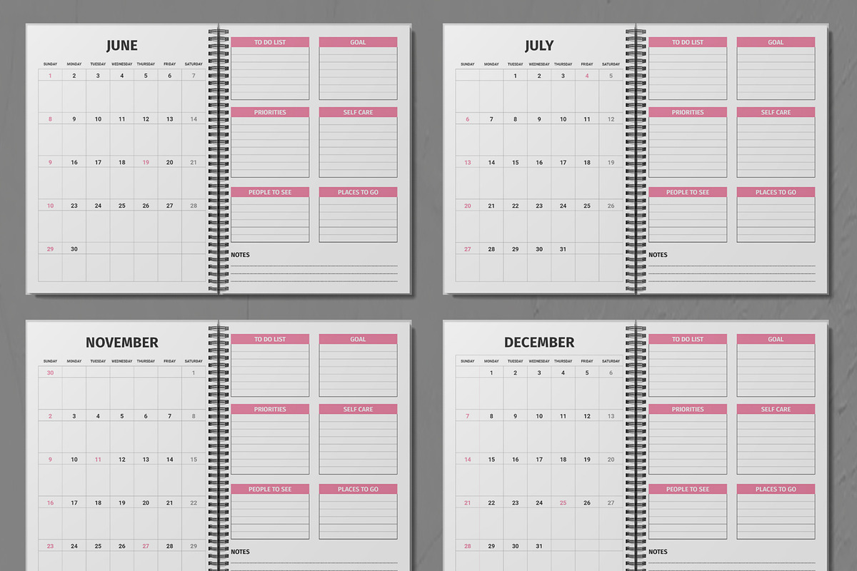 Planner Design Template, a Stationery Template by ContestDesign (Photo 3 of 3)