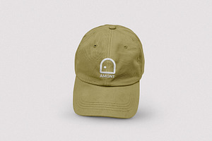 MF Embossed Cap Logo Mockup