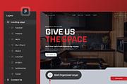 Commercial Kitchen Landing Page, a Landing Page Template by SLAB! Design (Thumbnail 2 of 4)
