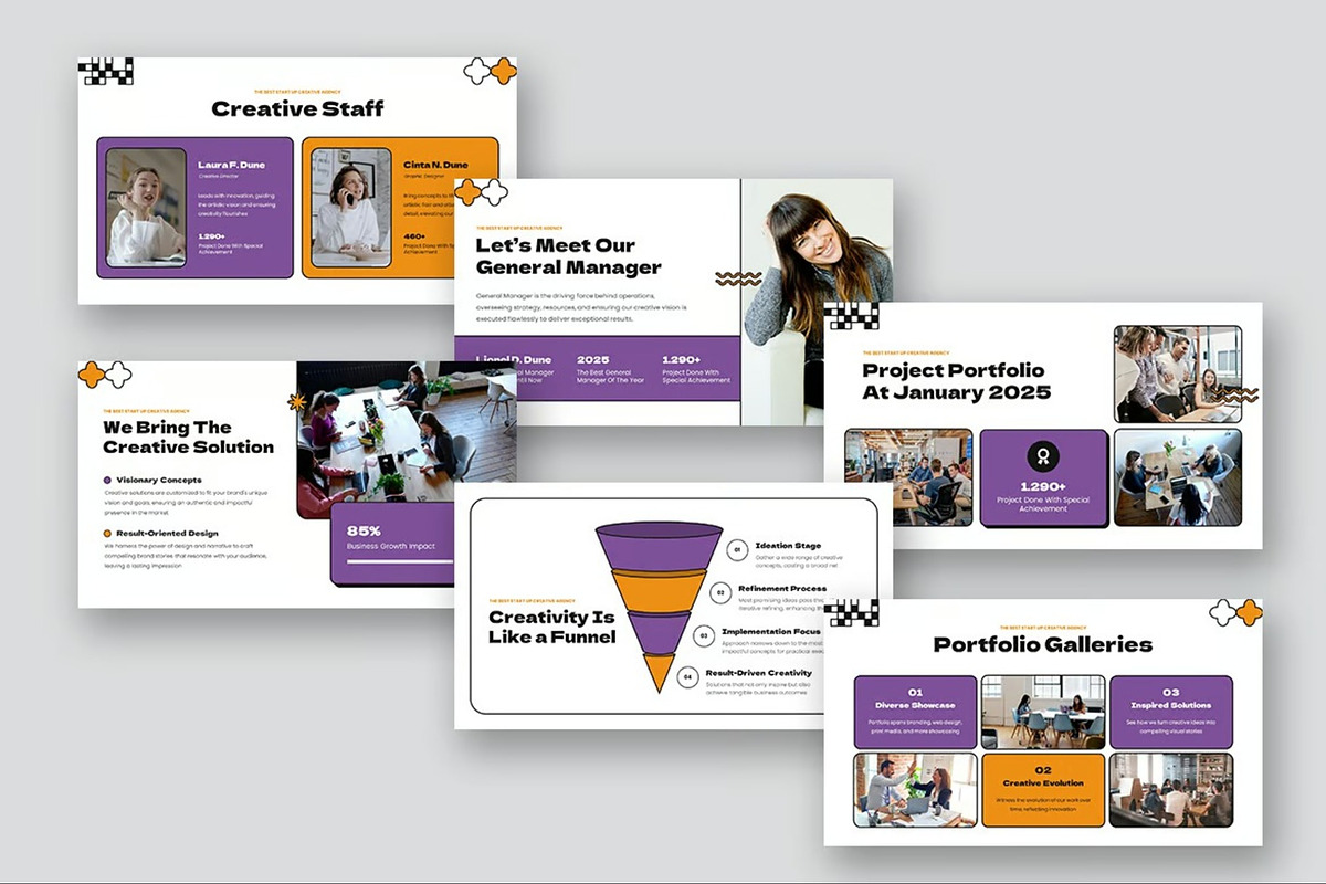 Start Up Creative Keynote Templates, a Presentation Template by Fit-tee (Photo 9 of 10)