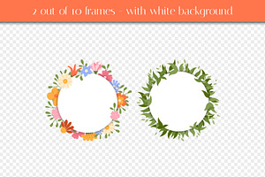 Flowers PNG Clipart Vector Patterns