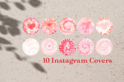 Tie-Dye Valentine's Day Card, a Pattern Graphic by The Gypsy Goddess (Thumbnail 3 of 8)