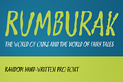 Rumburak Font, a Handwritten Font by Juraj Chrastina (Thumbnail 1 of 5)
