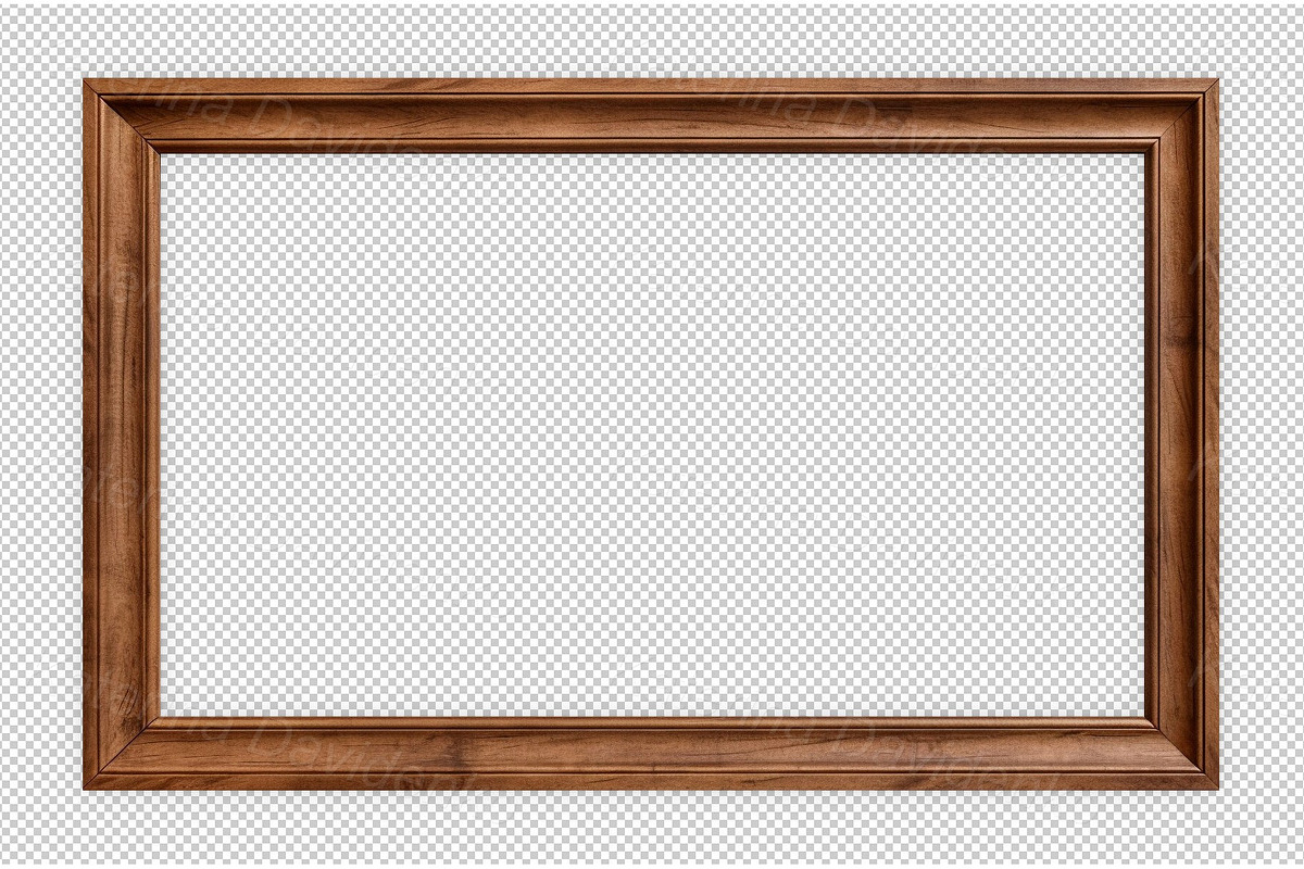 Realistic wooden frames bundle PNG, an Object Illustration by Bubert Art (Photo 5 of 10)