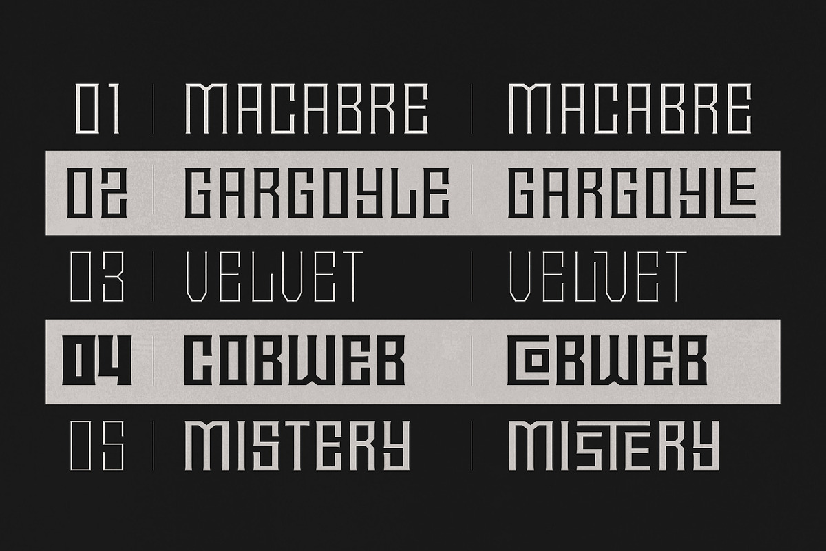 Baldish - Modern Display Gothic, a Blackletter Font by creativemedialab (Photo 11 of 14)