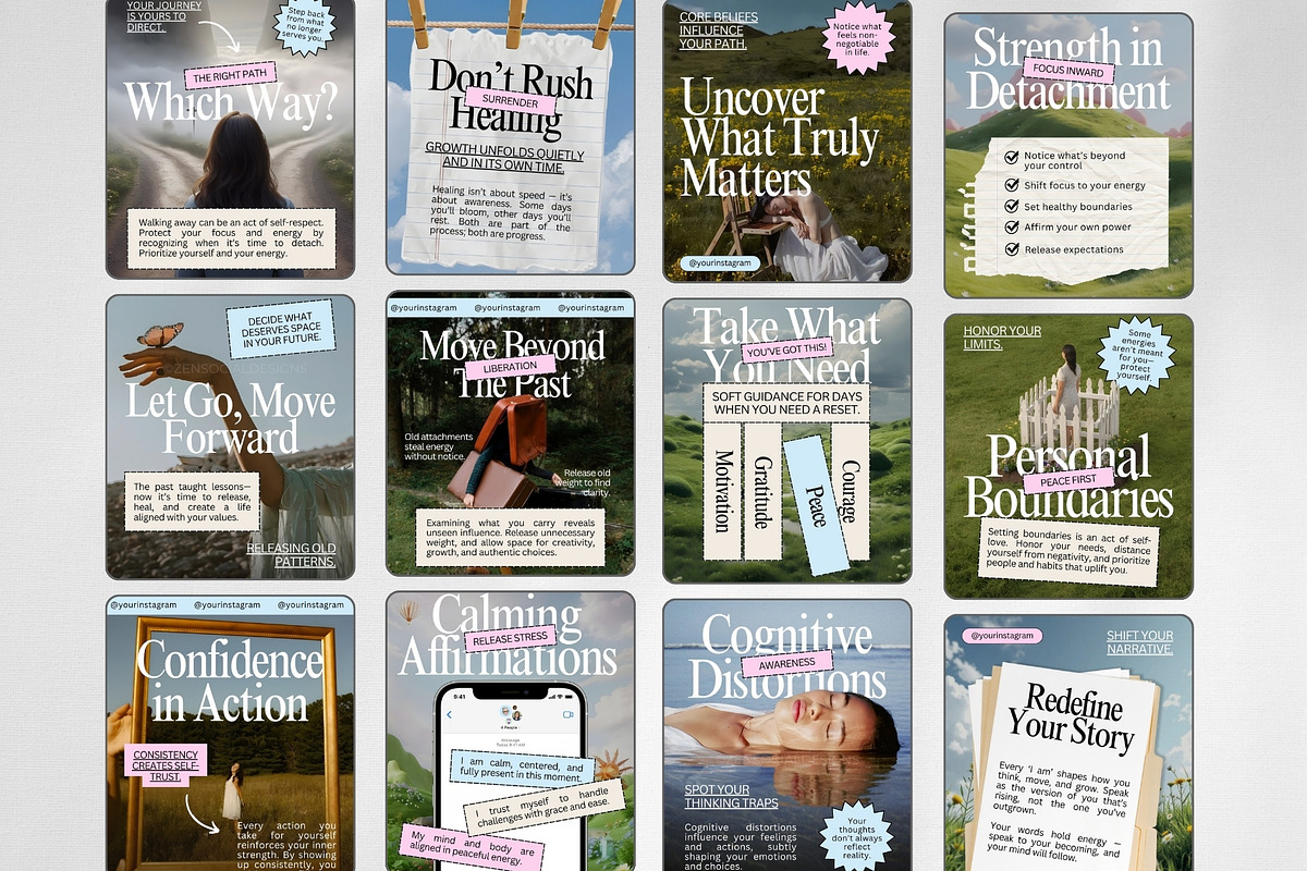Life Coach Instagram Templates preview 2
