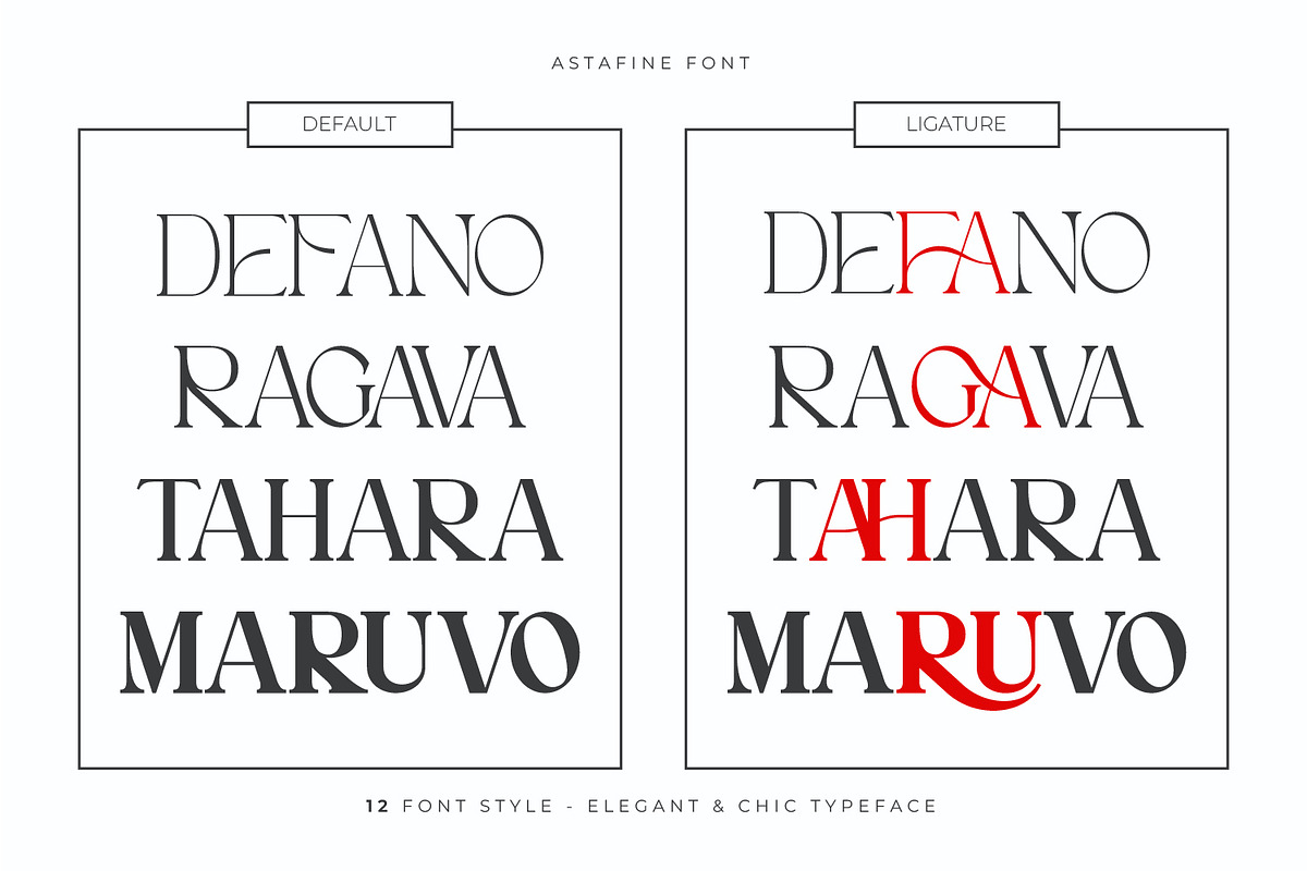 Astafine - Serif Typeface Family, a Serif Font by Rishsketch (Photo 3 of 16)