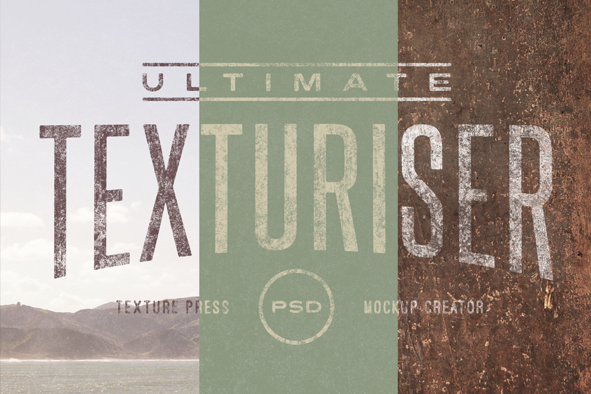 Ultimate Texturiser PSD, a Layer Style Add-On by Design Surplus (Photo 1 of 5)