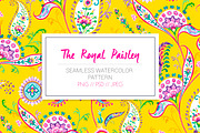 The Royal Paisley, a Pattern Graphic by TSTUDIO (Thumbnail 8 of 9)